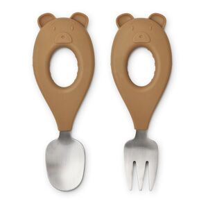 Liewood Couverts Stanley en acier - Set de 2 - Caramel