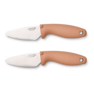 Liewood Couteaux en inox Perry - Set de 2 - Rose pale