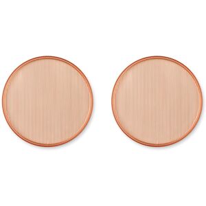 Liewood Assiettes en tritan Johs - Set de 2 - Rose pale