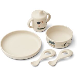 Liewood Set vaisselle en silicone Ryle - All together/Sandy