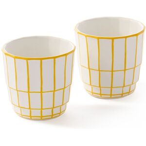 Pols Potten Tasses Digi - Set de 4 - Jaune