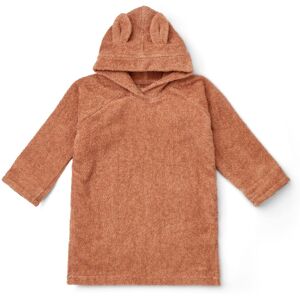 Liewood Poncho long Ilja en eponge de coton bio - Rose