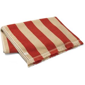 Ferm Living Drap de plage Alee - Rouge