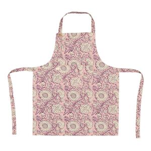 Louise Misha Tablier Eve en coton bio - Rose