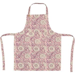 Louise Misha Tablier Eve en coton bio - Rose