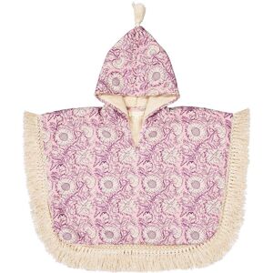 Louise Misha Poncho de bain Mael en coton bio - Rose