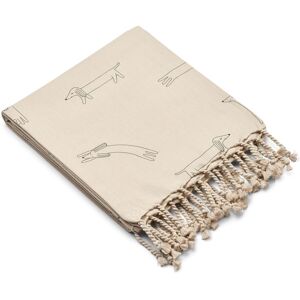 Liewood Serviette de plage Mona en coton bio - Dog/Sandy