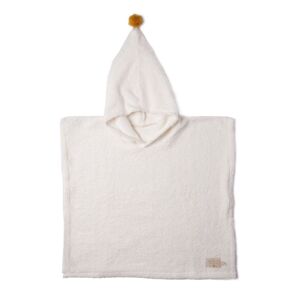 Nobodinoz Poncho So Cute en coton bio - Naturel