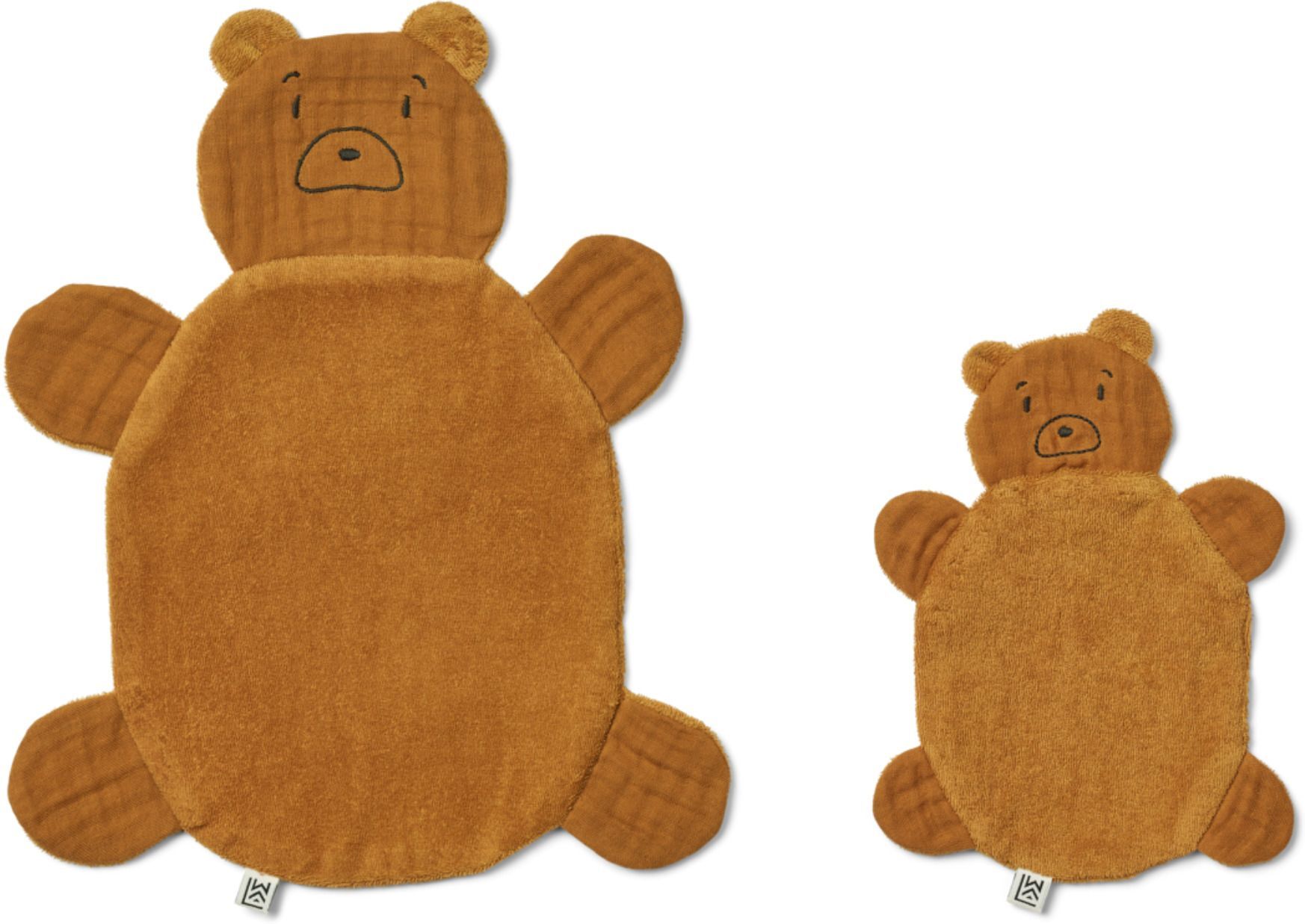 Liewood Doudou lange Janai - Set de 2 - Mr bear/Golden caramel