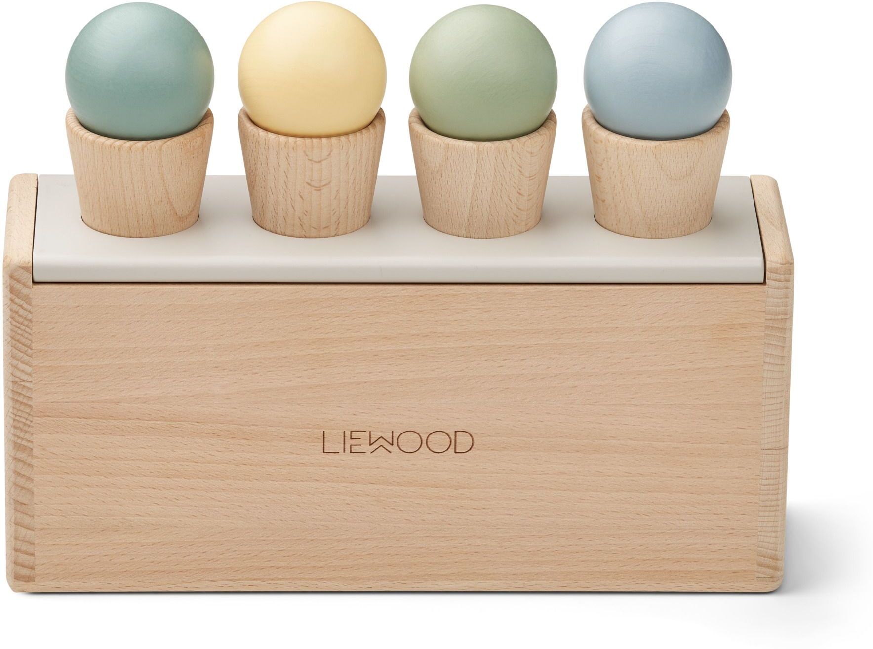 Liewood Glaces Etta en bois - Bleu