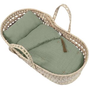 Numero 74 Couffin, matelas et parure pour poupee - Sage Green S049