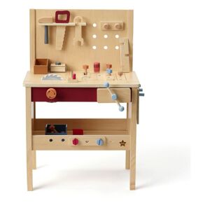 Kid's Concept Etabli de bricolage en bois et ses accessoires - Multicolore