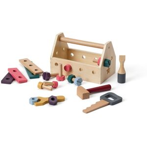 Kid's Concept Caisse a outils en bois - Multicolore