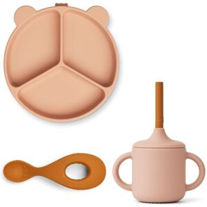 Liewood Set de vaisselle Lance- set de 3 - Rose