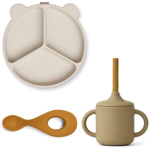 Liewood Set de vaisselle Lance- set de 3 - Beige