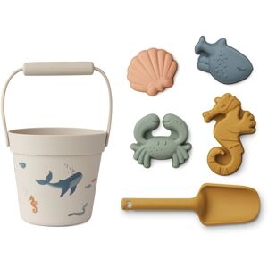 Liewood Seau de plage Dante et ses accessoires - Sea creature/Sandy