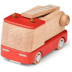 Liewood Camion de pompiers en bois - Aurora red mix