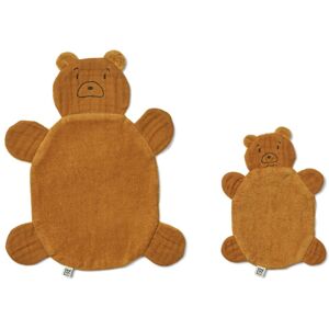 Liewood Doudou lange Janai - Set de 2 - Mr bear/Golden caramel