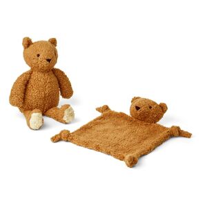 Liewood Doudous en coton bio Ted - Set de 2 - Caramel