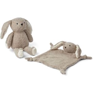 Liewood Doudous en coton bio Ted - Set de 2 - Gris