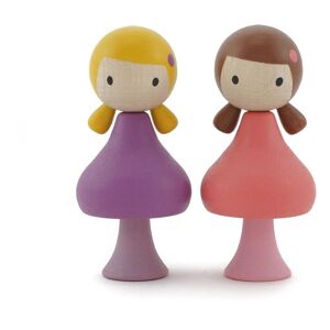 Clicques Personnages en bois Lucy & Maggie - Multicolore