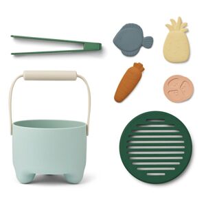 Liewood Kit de barbecue en silicone Wesley - Ice blue multi mix