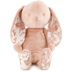 Tartine et Chocolat Peluche Augustin le lapin Toile de Jouy - Rose peche