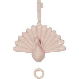 Cam Cam Mobile musical paon en coton bio - Rose