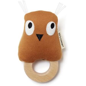 Kid's Concept Hochet Chouette Edvin - Rouille