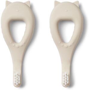 Liewood Brosse a dents Janelle en silicone - Set de 2 - Sandy