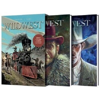 Dupuis Wild west - fourreau tomes 3 et 4 (avec ex-libris n&s) - Publicité Dupuis Wild west - fourreau tomes 3 et 4 (avec ex-libris n&s) - Publicité