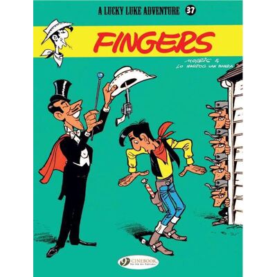 Cinebook lucky luke tome 37 - fingers (en anglais) - Publicité Cinebook lucky luke tome 37 - fingers (en anglais) - Publicité