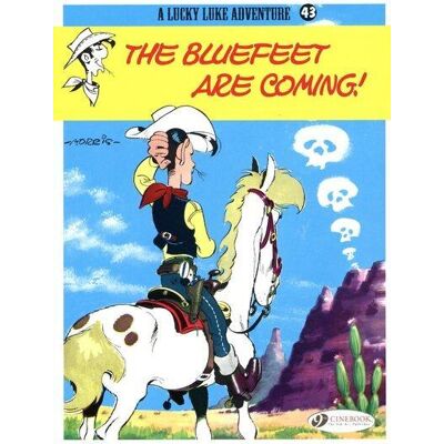 Cinebook Lucky Luke tome 43 - the Bluefeet are coming! (en anglais) - Publicité Cinebook Lucky Luke tome 43 - the Bluefeet are coming! (en anglais) - Publicité