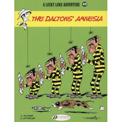 Cinebook Lucky Luke tome 49 - The Dalton's Amnesia (en anglais) - Publicité Cinebook Lucky Luke tome 49 - The Dalton's Amnesia (en anglais) - Publicité