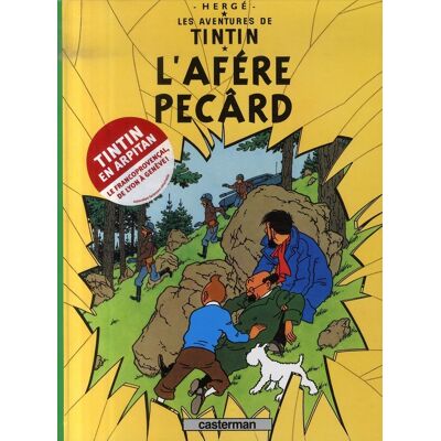 Casterman Les aventures de Tintin tome 18 - l'afere Pecard - Publicité Casterman Les aventures de Tintin tome 18 - l'afere Pecard - Publicité