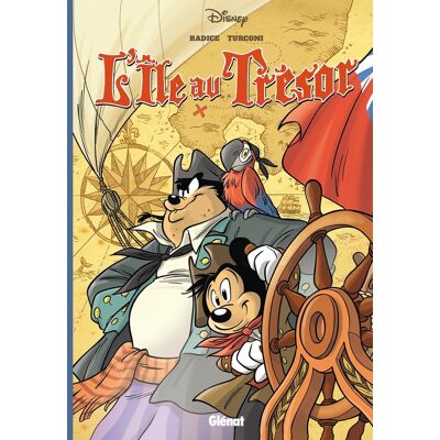 GLENAT L'île au trésor version Disney - Publicité GLENAT L'île au trésor version Disney - Publicité