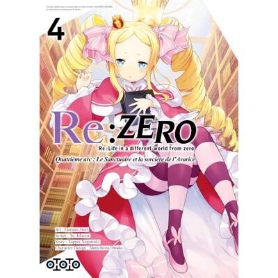 Ototo Re : Zero - quatrième arc tome 4 - Publicité Ototo Re : Zero - quatrième arc tome 4 - Publicité