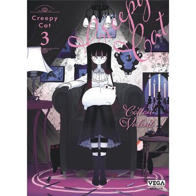 Vega+ Creepy cat tome 3 - Publicité Vega+ Creepy cat tome 3 - Publicité