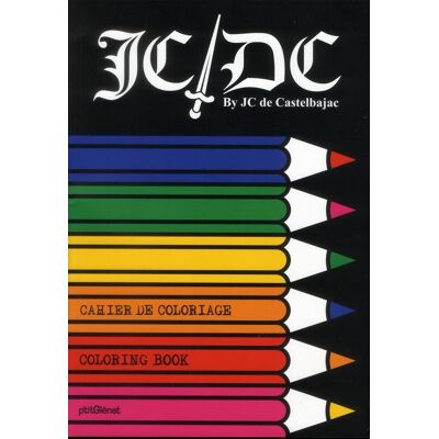 P'TIT GLENAT pur produit de mon imagination ; cahier de coloriage JC/DC - Publicité P'TIT GLENAT pur produit de mon imagination ; cahier de coloriage JC/DC - Publicité