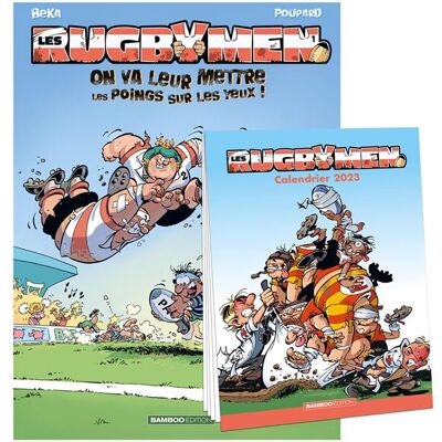 Bamboo Les rugbymen tome 1 + calendrier 2023 offert - Publicité Bamboo Les rugbymen tome 1 + calendrier 2023 offert - Publicité