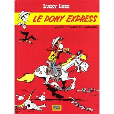 Lucky Comics lucky luke ; le pony express - Publicité Lucky Comics lucky luke ; le pony express - Publicité