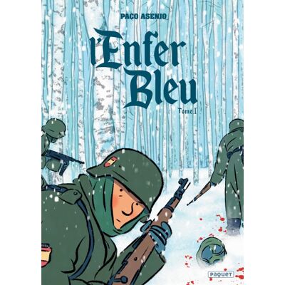 PAQUET L'enfer bleu tome 1 - Publicité PAQUET L'enfer bleu tome 1 - Publicité