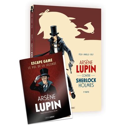 Bamboo Arsène Lupin contre Sherlock Holmes tome 1 + un escape game offert - Publicité Bamboo Arsène Lupin contre Sherlock Holmes tome 1 + un escape game offert - Publicité