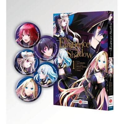 Bamboo The eminence in shadow tome 1 (édition limitée badges collector) - Publicité Bamboo The eminence in shadow tome 1 (édition limitée badges collector) - Publicité