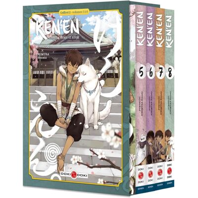 Bamboo Ken'en - comme chien et singe - coffret tomes 5 à 8 - Publicité Bamboo Ken'en - comme chien et singe - coffret tomes 5 à 8 - Publicité
