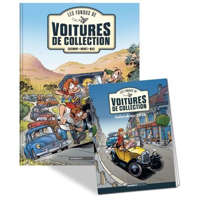 Bamboo Les fondus de voitures de collection tome 1 + calendrier 2026 offert - Publicité Bamboo Les fondus de voitures de collection tome 1 + calendrier 2026 offert - Publicité