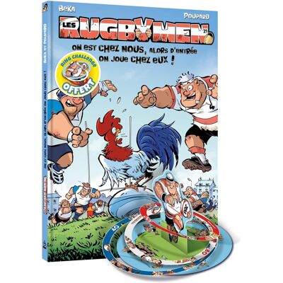 Bamboo Les Rugbymen tome 21 + ring challenge - Publicité Bamboo Les Rugbymen tome 21 + ring challenge - Publicité