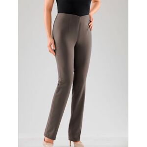 Helline Pantalon costume coupe confort ceinture elastique invisible - - taupe TAUPE 195