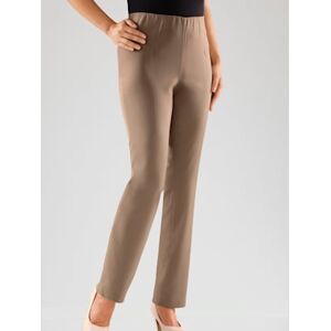 Helline Pantalon costume coupe confort ceinture elastique invisible - - beige BEIGE 38