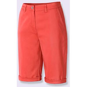 Bermuda en jean qualite coton doux sur la peau - Collection L - corail CORAIL 48